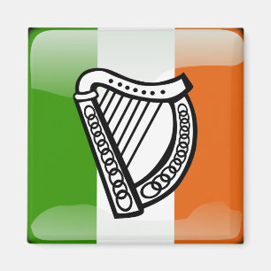 Íman Bandeira lustrosa irlandesa