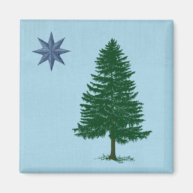 Íman Bandeira Maine 1901 (Frente)