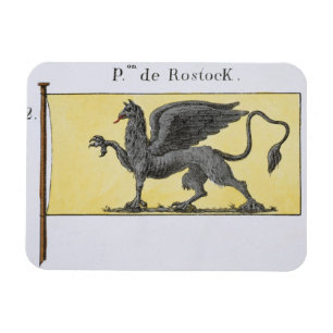 Íman Bandeira marítima com Griffin Emblem que é indicad