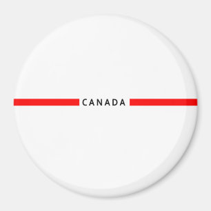 Íman Bandeira minimalista do Canadá