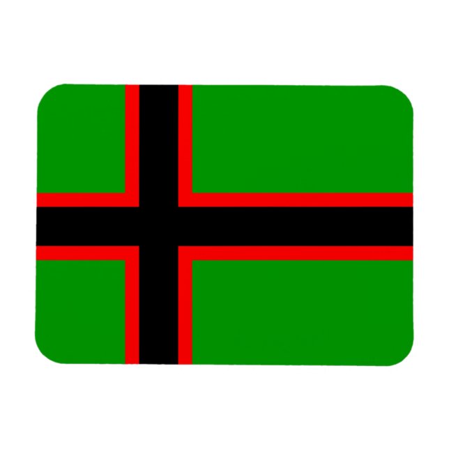 Íman Bandeira Nacional da Carélia (Horizontal)