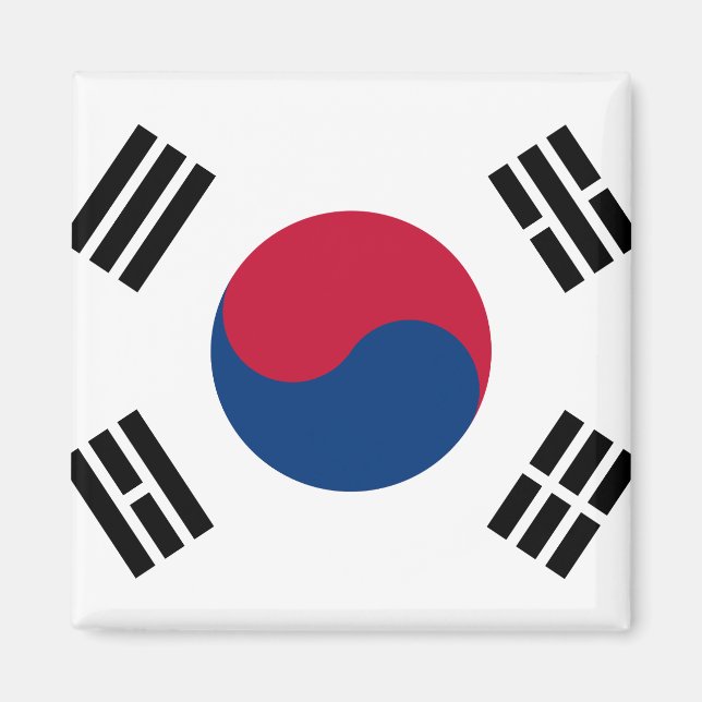 Íman Bandeira Nacional da Coreia do Sul (Frente)