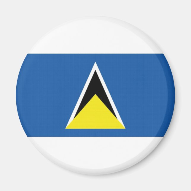 Íman Bandeira Nacional de Lúcia santo (Frente)