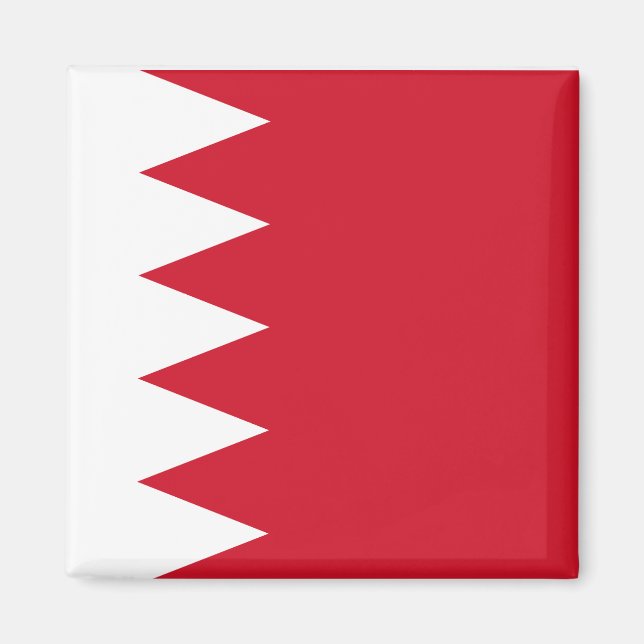 Íman Bandeira Nacional do Bahrein (Frente)