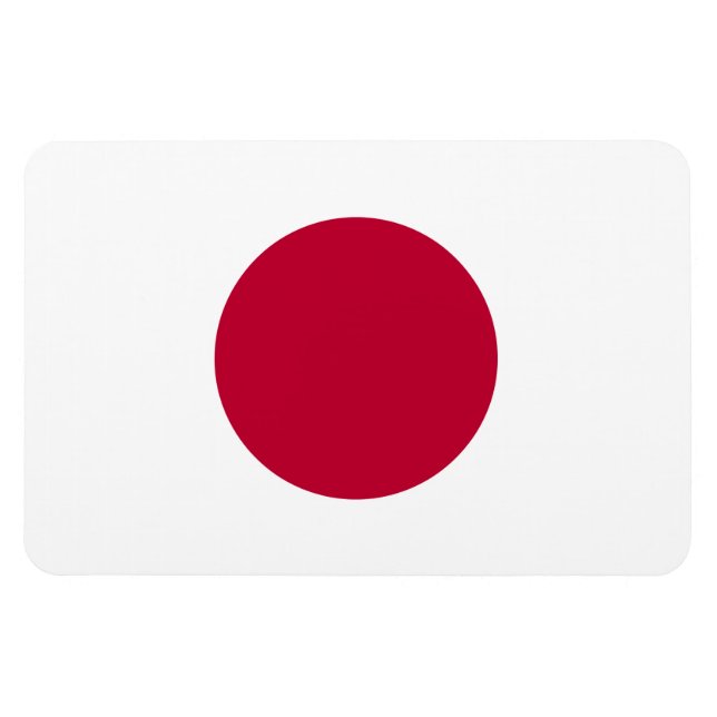 Íman Bandeira Nacional do Japão Nisshoki (Horizontal)