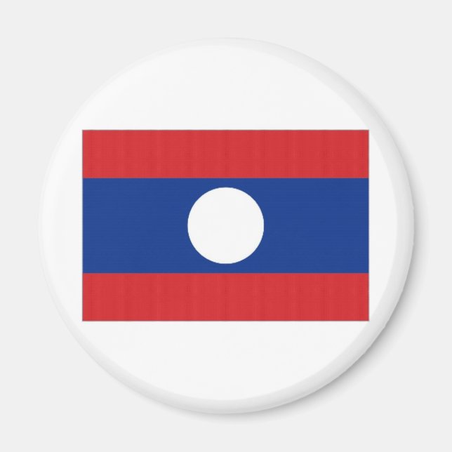 Íman Bandeira Nacional do Laos (Frente)