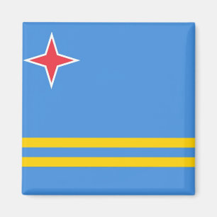 Íman Bandeira nacional do mundo de Aruba
