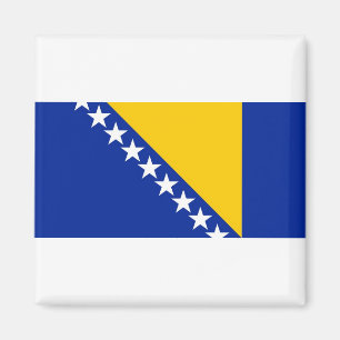 Íman Bandeira nacional do mundo de Bósnia e de