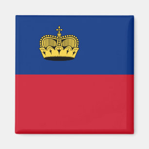 Íman Bandeira nacional do mundo de Liechtenstein