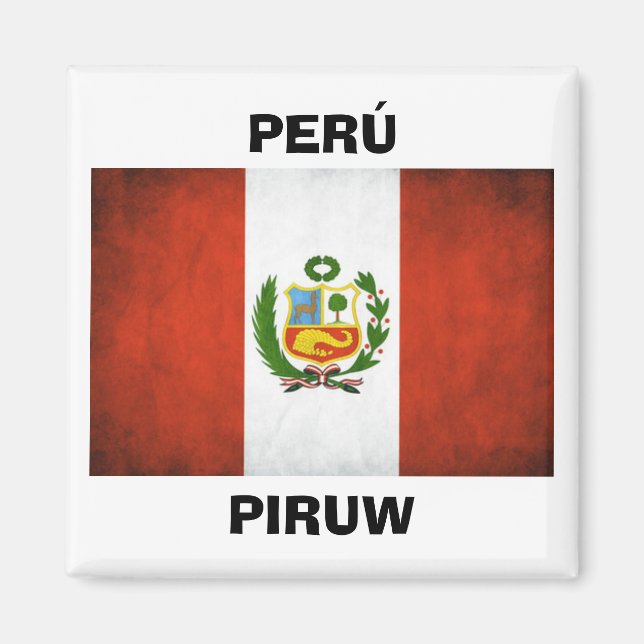 Íman Bandeira Nacional do Peru (Frente)
