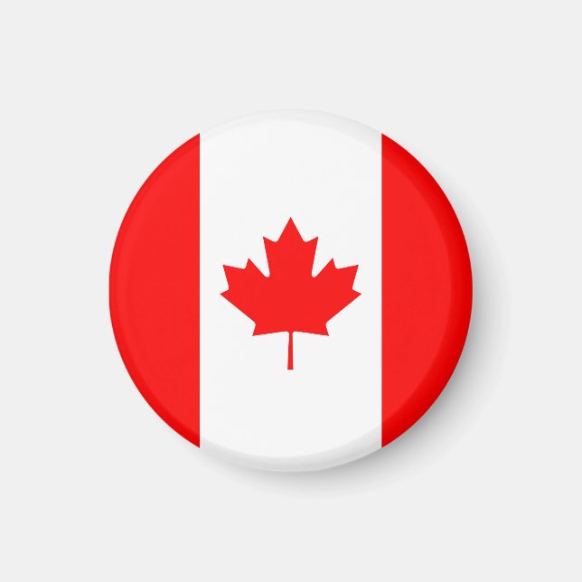 Íman Bandeira Nacional Patriótica do CANADÁ (Frente)