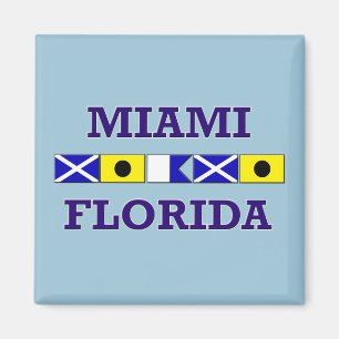 Íman Bandeira náutica de Miami - ímã
