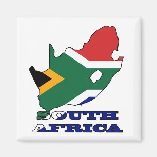 Íman Bandeira no mapa de África do Sul