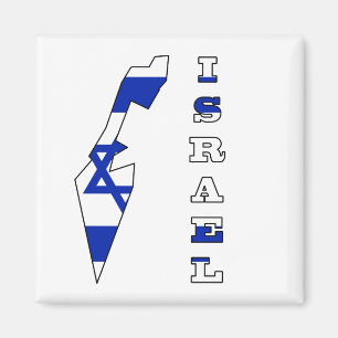 Íman Bandeira no mapa de Israel
