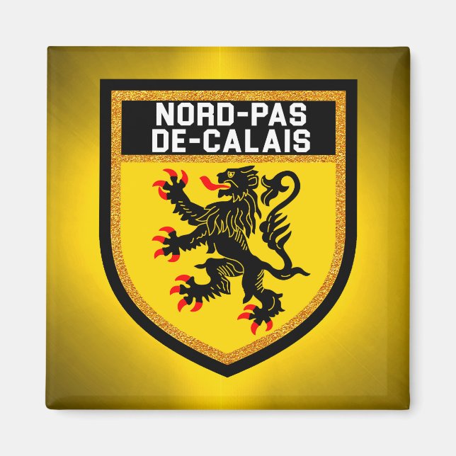Íman Bandeira Nord-Pas-de-Calais (Frente)