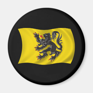 Íman Bandeira ondulada de Flanders