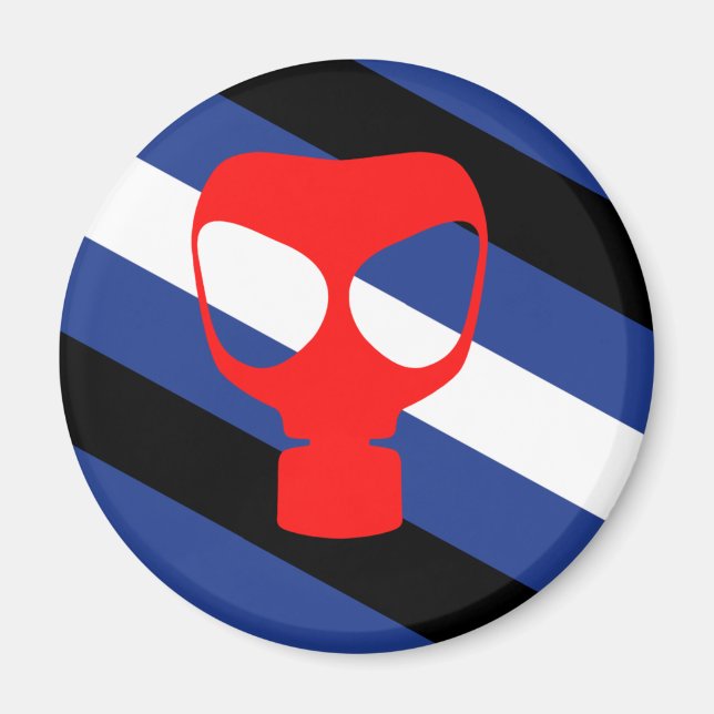 Íman Bandeira Orgulho Máscara (Frente)