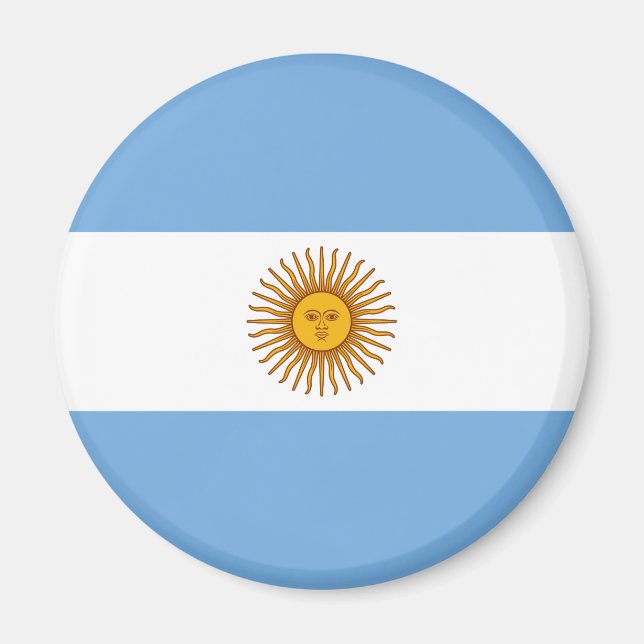 Íman Bandeira Patriótica Argentina (Frente)