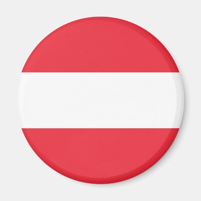 Íman Bandeira Patriótica Austríaca (Frente)