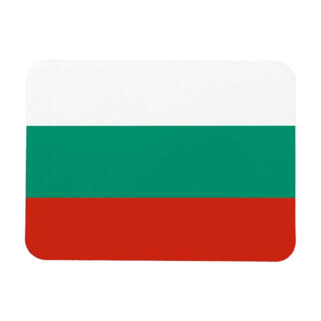Íman Bandeira Patriótica Búlgara (Horizontal)