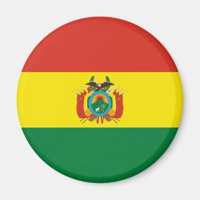 Íman Bandeira Patriótica da Bolívia (Frente)