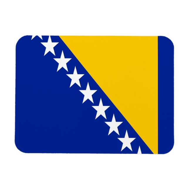 Íman Bandeira Patriótica da Bósnia-Herzegovina (Horizontal)