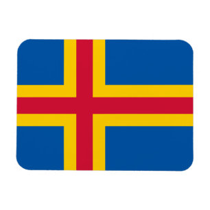 Íman Bandeira Patriótica das Ilhas Åland