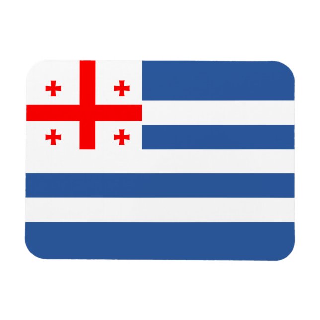 Íman Bandeira Patriótica de Adjara (Horizontal)