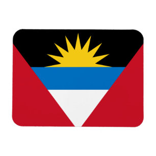Íman Bandeira Patriótica de Antígua e Barbuda