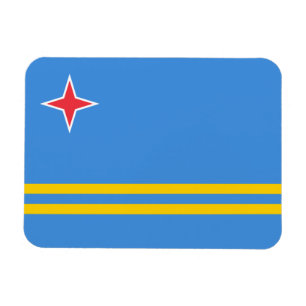 Íman Bandeira Patriótica de Aruba