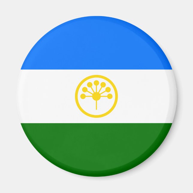 Íman Bandeira Patriótica de Bashkortostan (Frente)