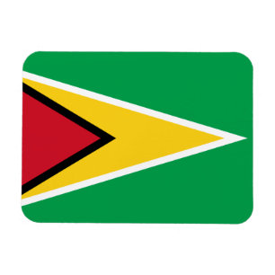 Íman Bandeira patriótica de Guyana