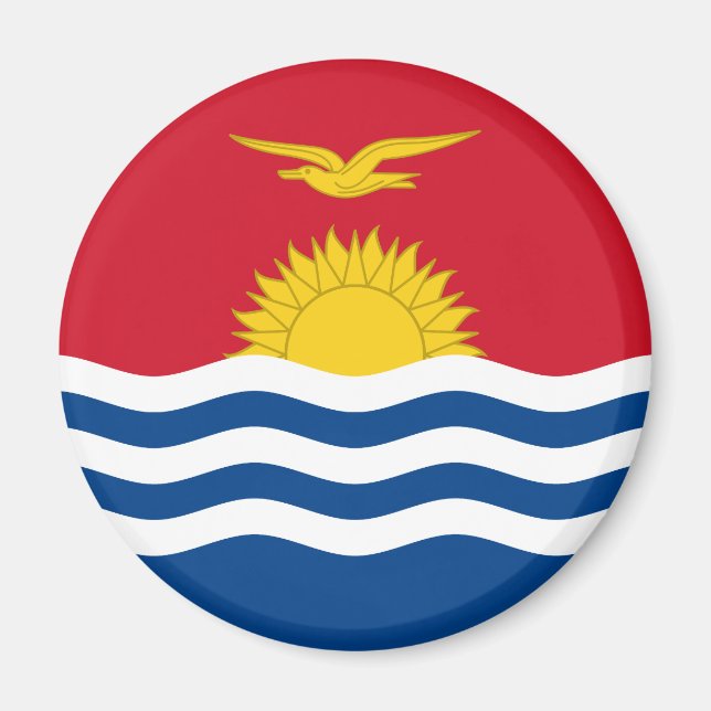 Íman Bandeira Patriótica de Kiribati (Frente)