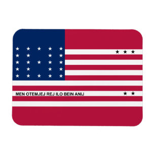 Íman Bandeira Patriótica do Atol Bikini