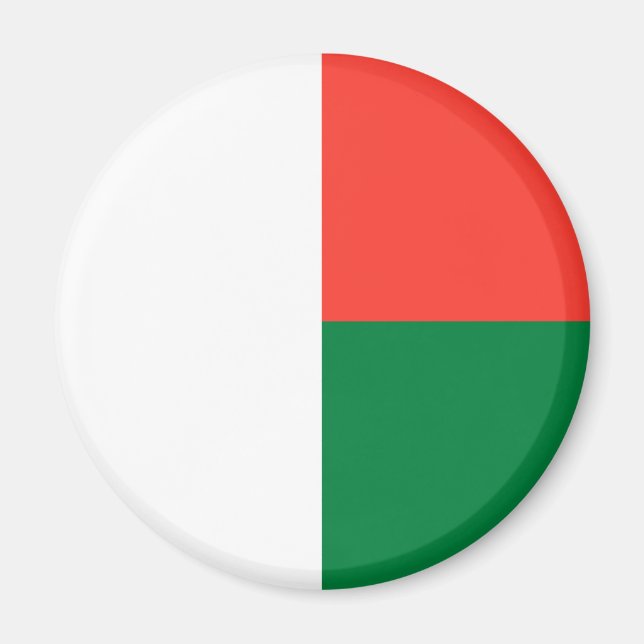 Íman Bandeira Patriótica Madagascar (Frente)