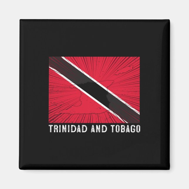 Íman Bandeira Patriótica Maltratada de Trinidad e Tobag (Frente)