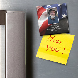 Íman Bandeira Patriótica Na Foto De Simpatia De Memória