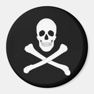 Íman Bandeira Pirata (Caveira e Cruzamentos) (Jolly Rog