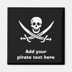 Íman Bandeira pirata de Jolly Roger