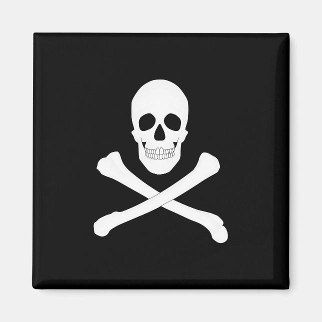Íman Bandeira Pirate (Jolly Roger) (Frente)