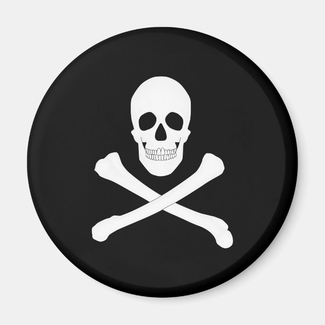 Íman Bandeira Pirate (Jolly Roger) (Frente)