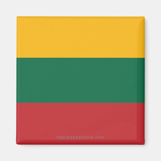Íman Bandeira Plana Lituânia (Frente)