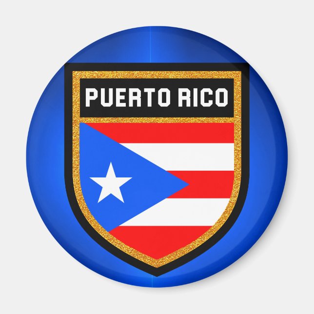 Íman Bandeira Porto Rico (Frente)