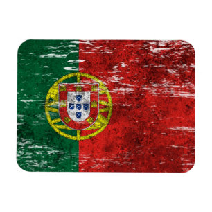 Íman Bandeira portuguesa arrastada e vestida