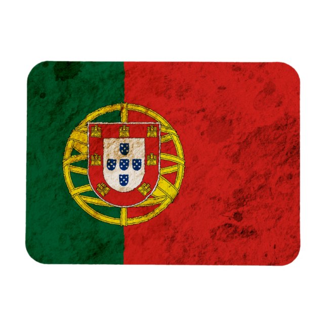 Íman Bandeira portuguesa resistente (Horizontal)