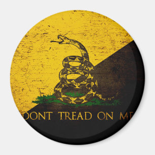 Íman Bandeira preta de Anarcho Gadsden do Grunge