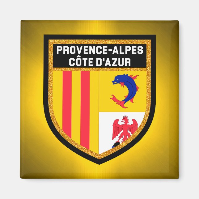 Íman Bandeira Provence-Alpes-Côte d'Azur (Frente)