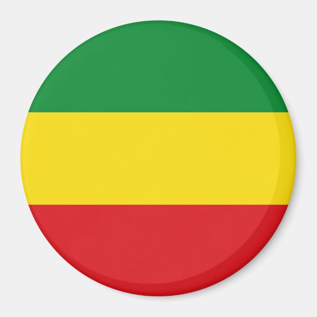 Íman Bandeira Rastafarian Rasta Etiópia (Frente)