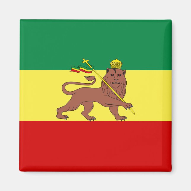 Íman Bandeira Rastafariana (Rastafarianismo) (rasta) (Frente)