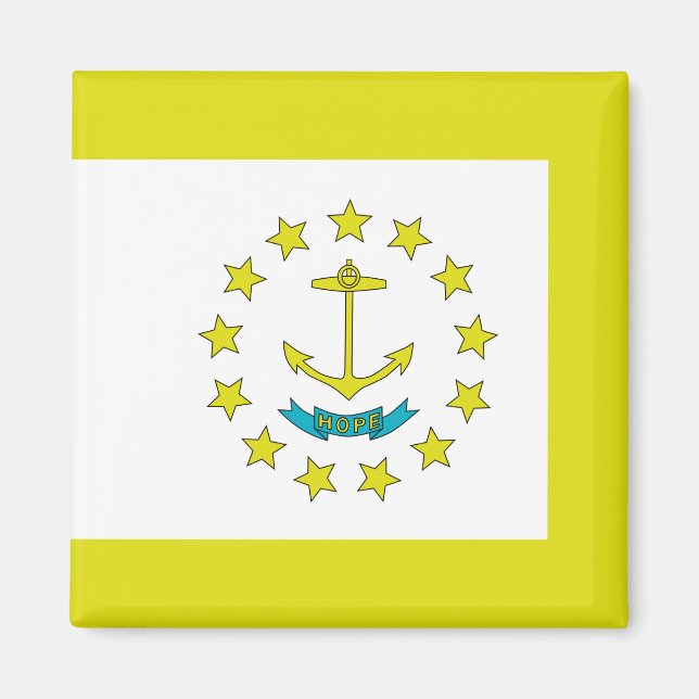 Íman Bandeira Rhode Island (Frente)